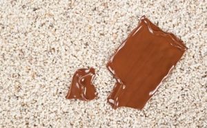 روش های پاک کردن شکلات از فرش