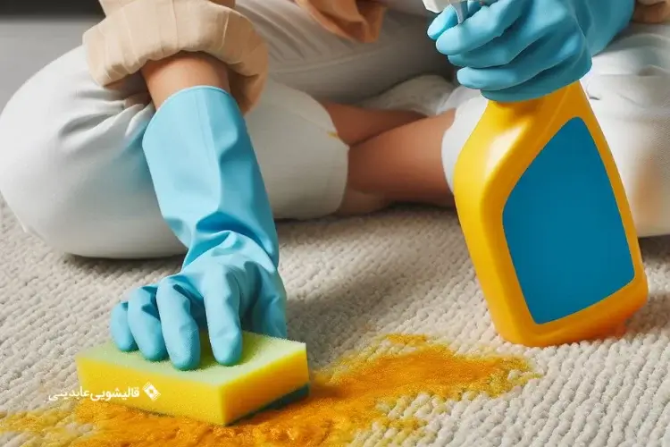 بهترین روش پاک کردن زردچوبه از فرش