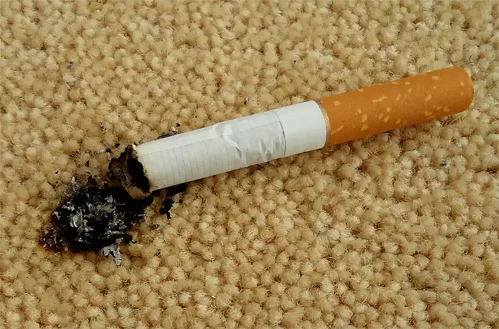 سوختگی با سیگار
