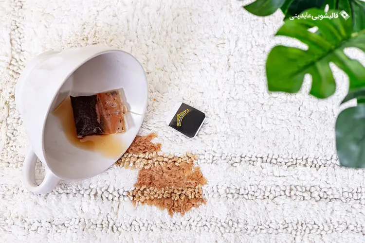 لکه برداری از فرش دستباف و ماشینی